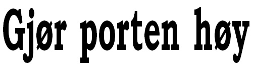 Vertikalt skalert skrift i Word